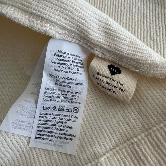 Madewell Ottoman Jacquard Cross-Back Tank Top Size XL - Picture 4 of 5